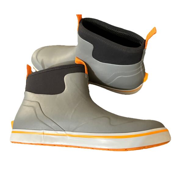Lacrosse Alpha Deck Boot 6 Inch Gray Orange Outdoor Footwear Size 13 PreOwn EUC! main image 9